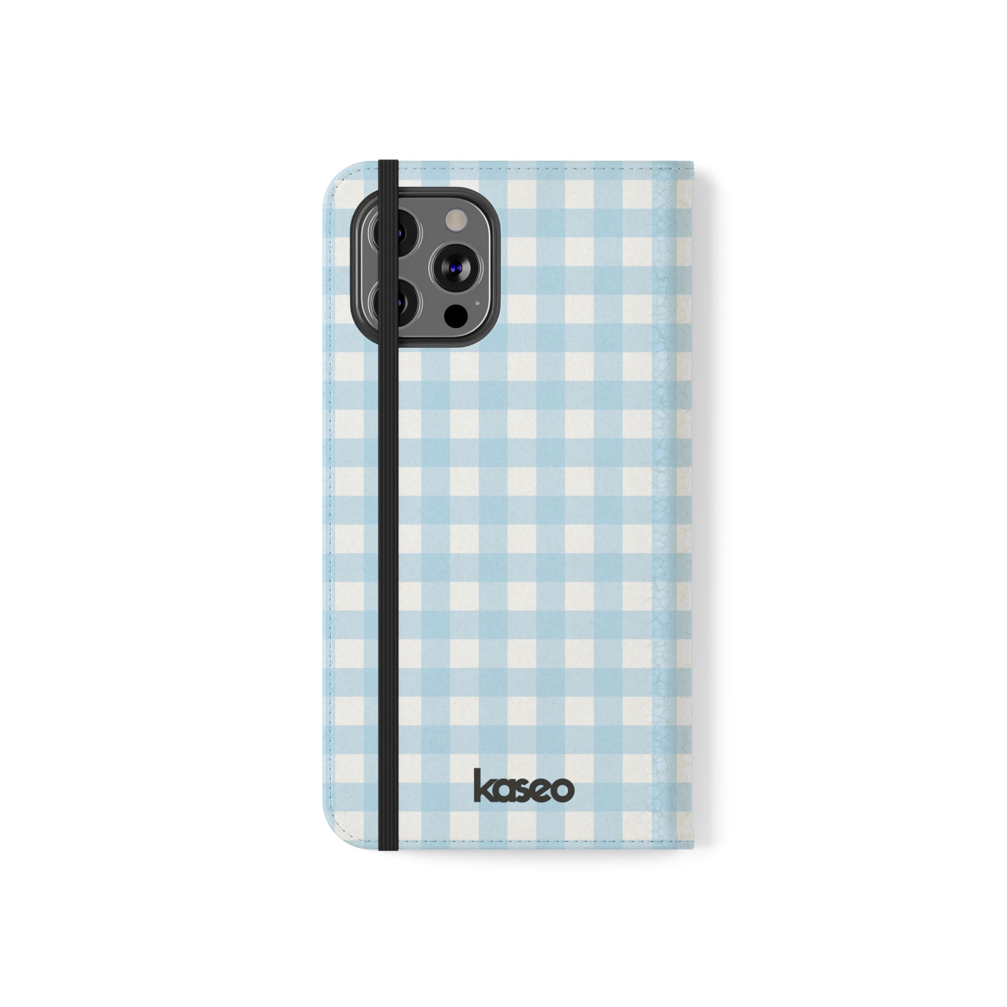 Gingham Sky - Flip Phone Case