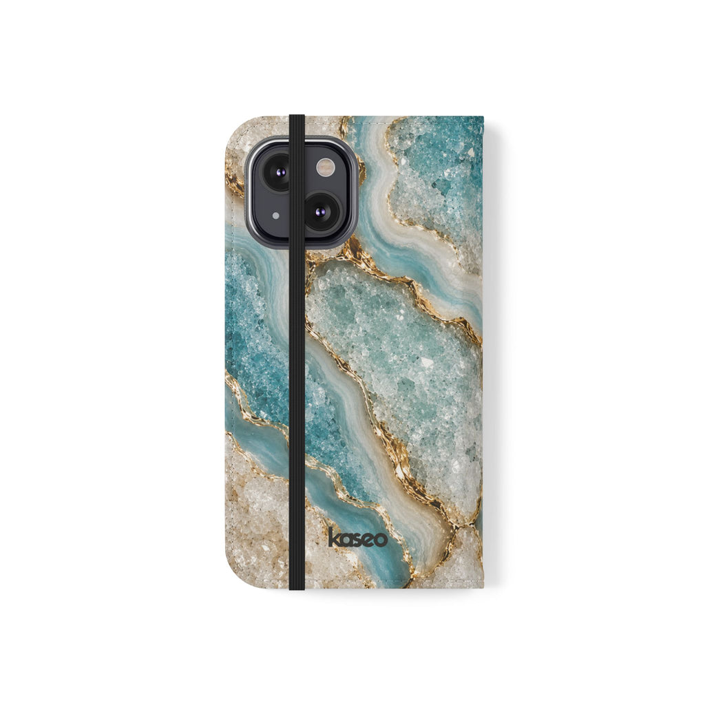 Crystal Aqua - Flip Phone Case