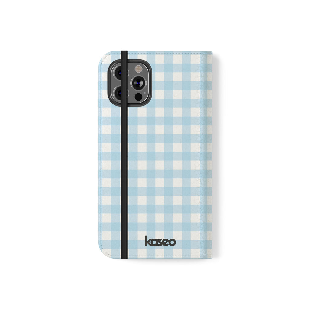 Gingham Sky - Flip Phone Case