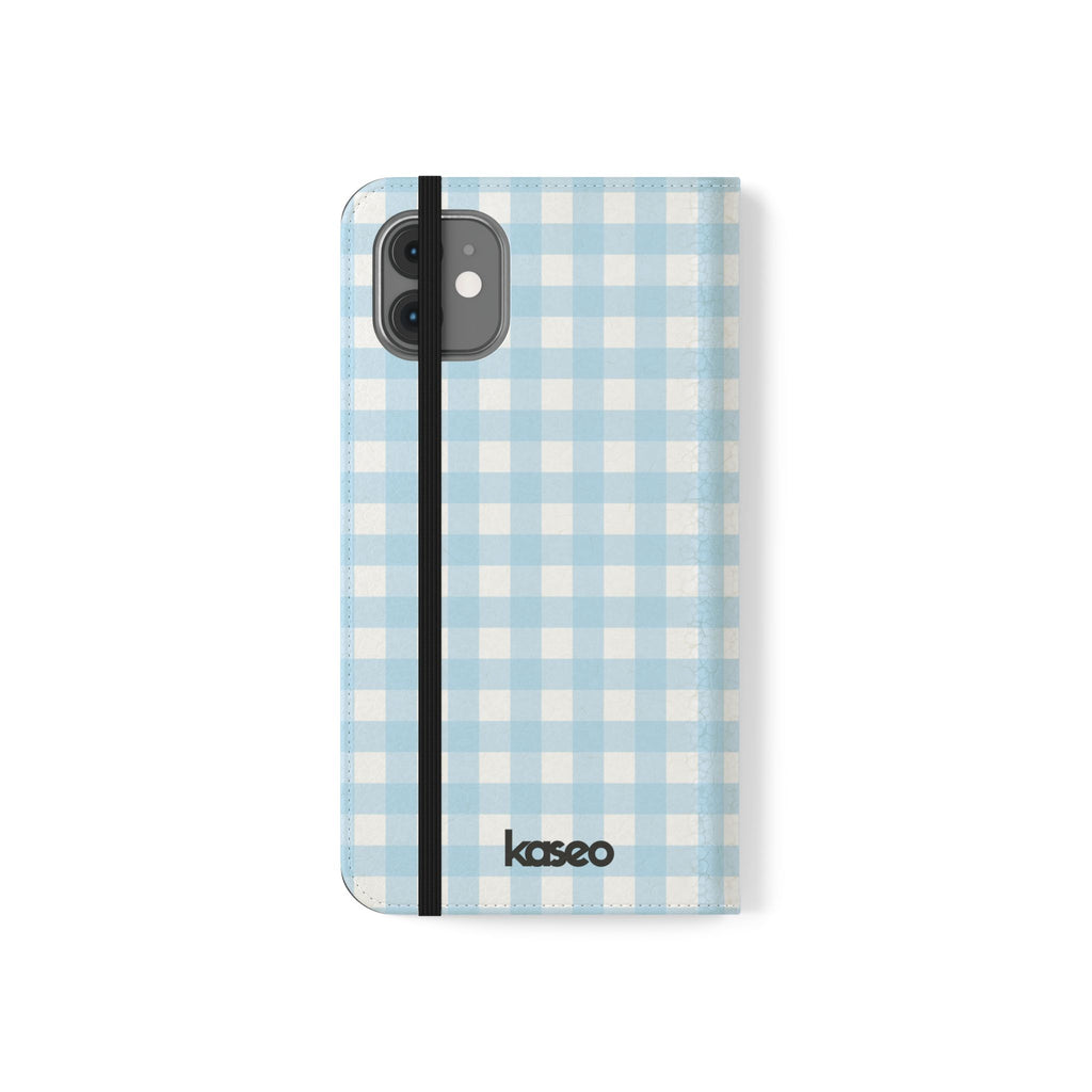 Gingham Sky - Flip Phone Case