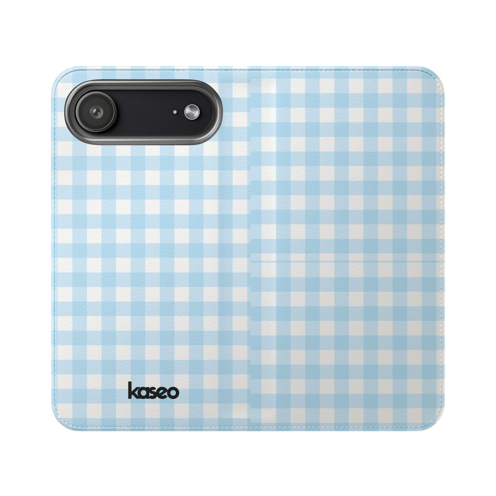 Gingham Sky - Flip Phone Case