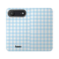Gingham Sky - Flip Phone Case