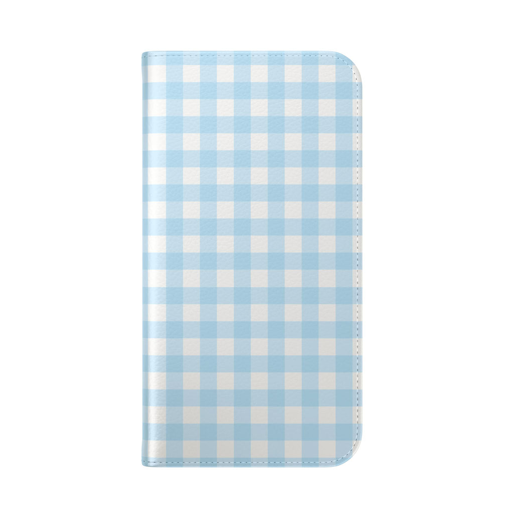 Gingham Sky - Flip Phone Case