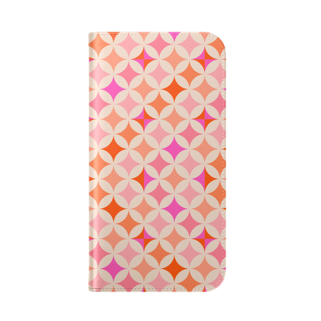 Retro Tile - Flip Phone Case