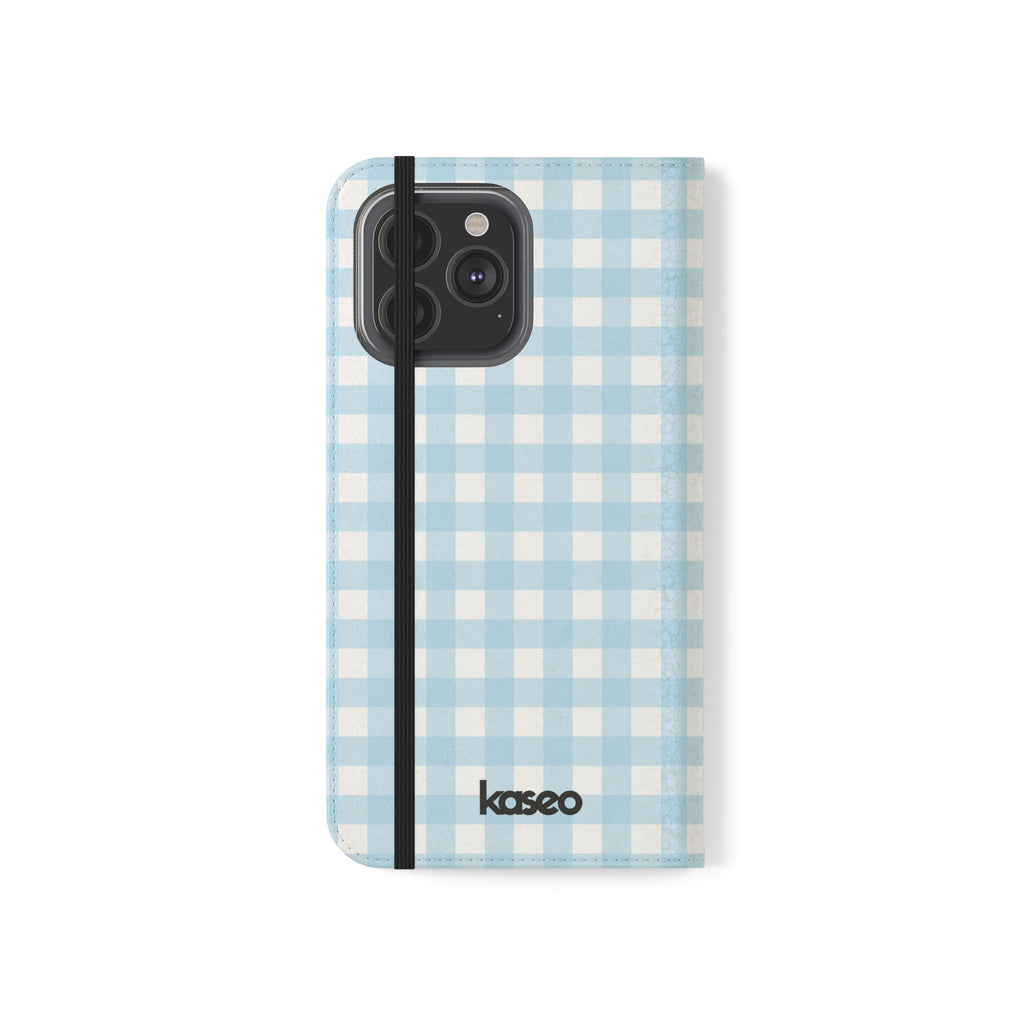 Gingham Sky - Flip Phone Case