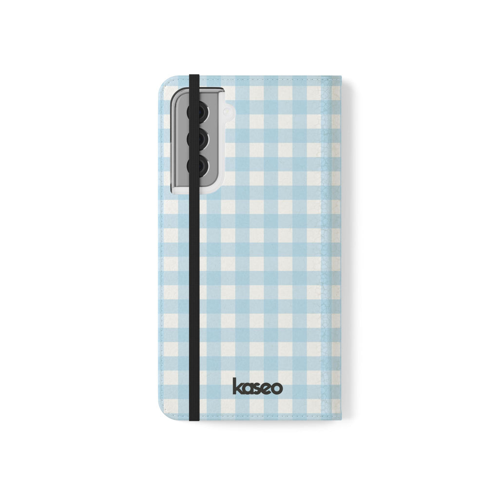Gingham Sky - Flip Phone Case