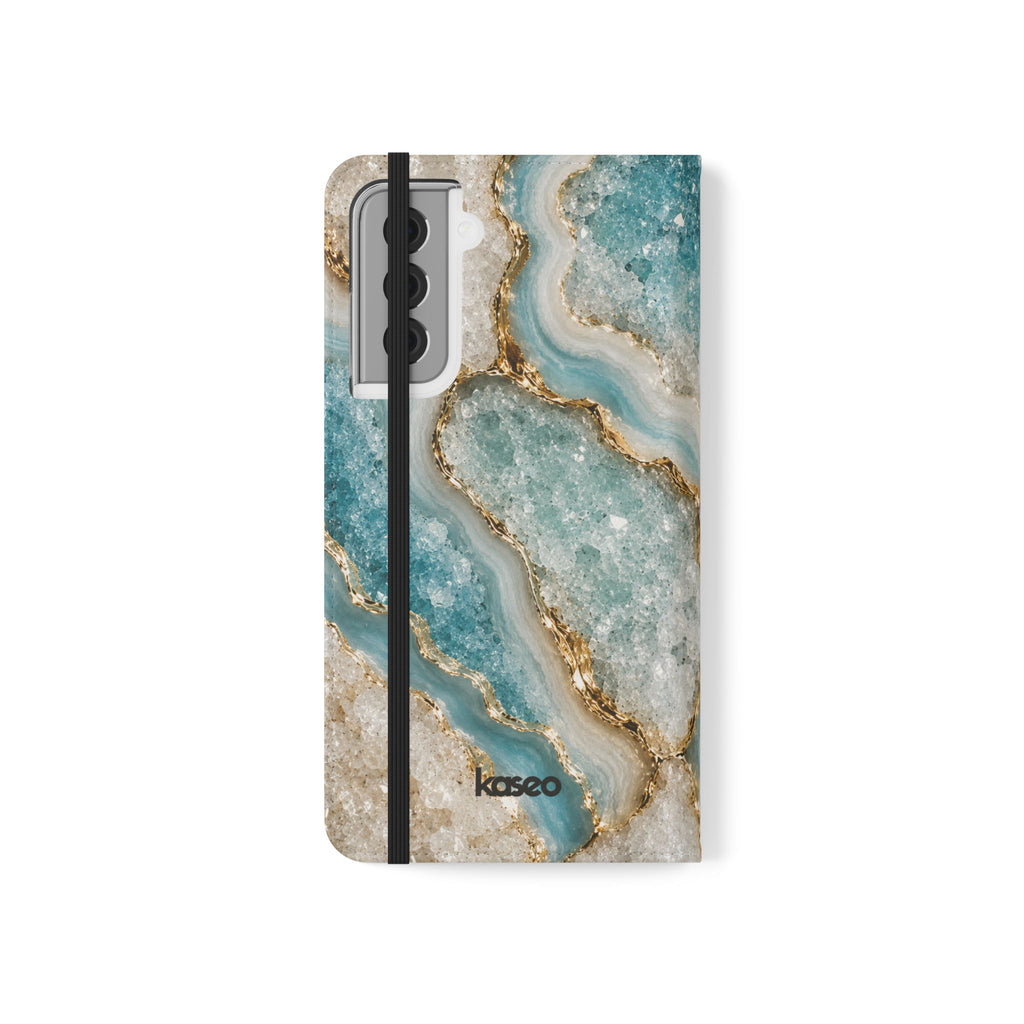 Crystal Aqua - Flip Phone Case