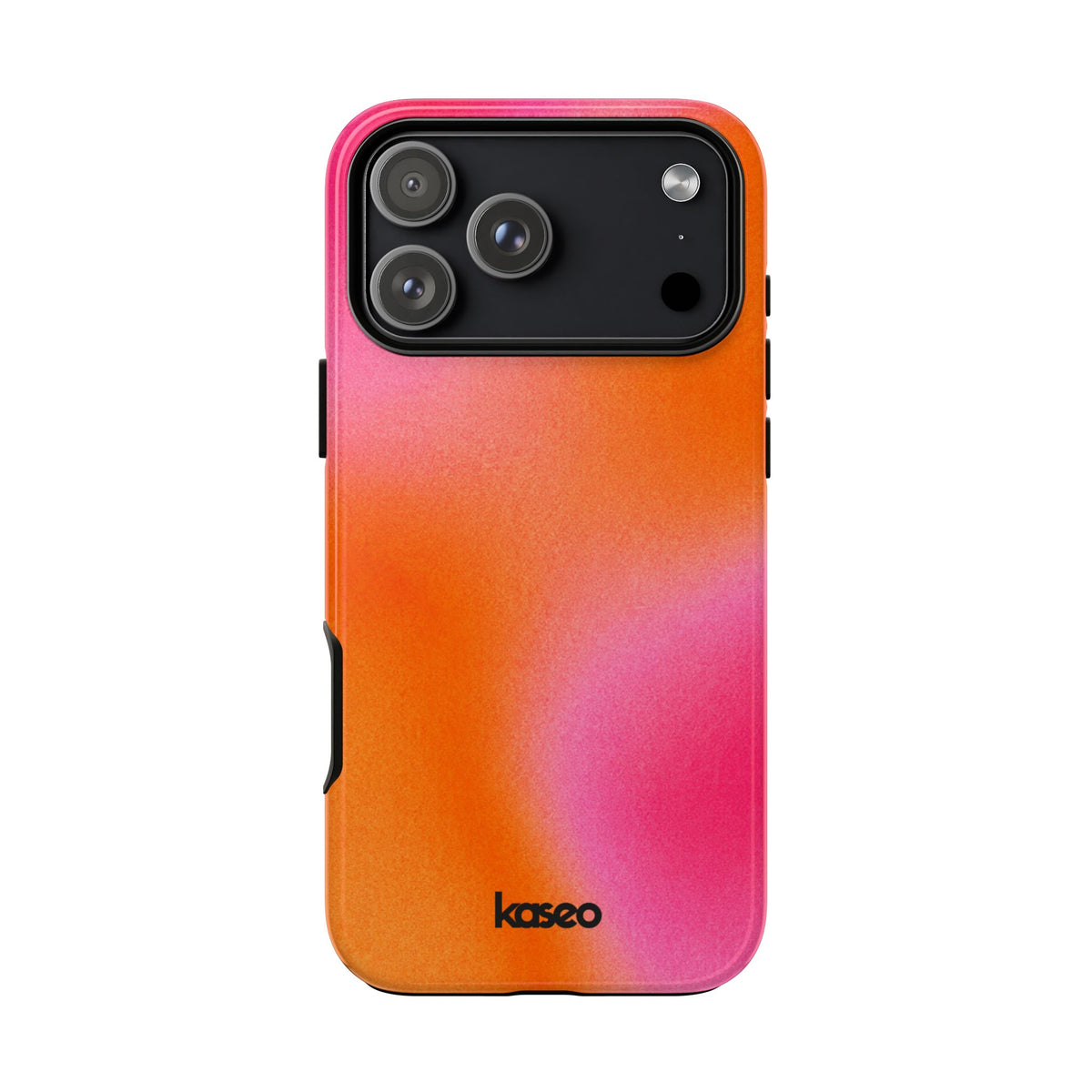 Sunset Glow coral and lavender gradient print tough phone case