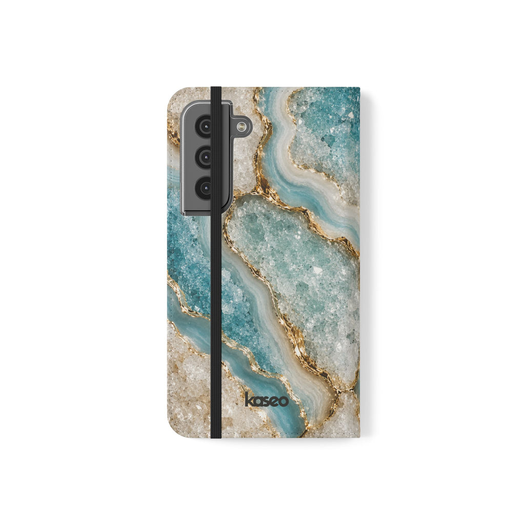 Crystal Aqua - Flip Phone Case