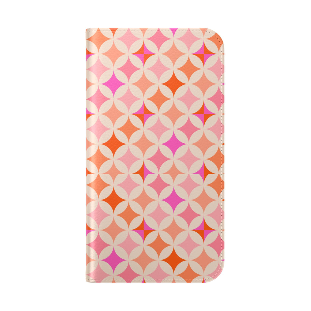 Retro Tile - Flip Phone Case