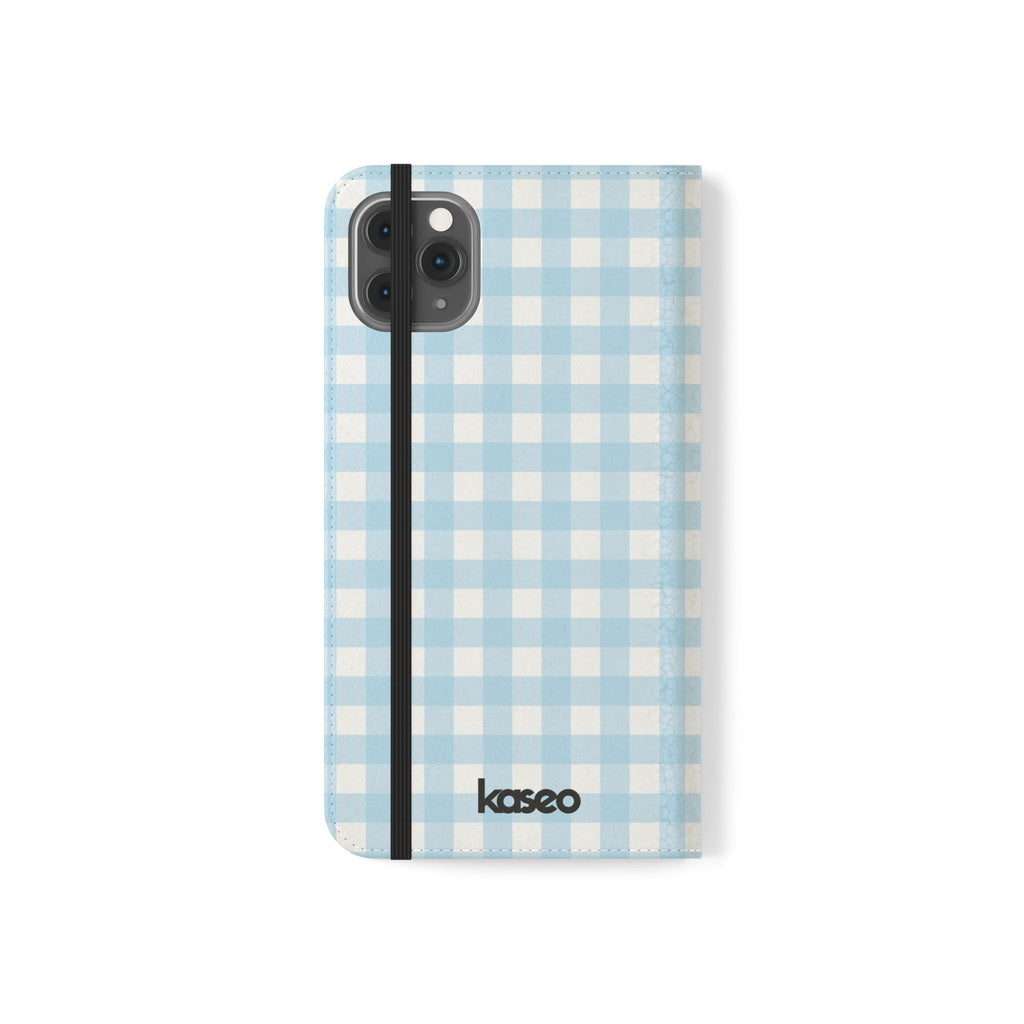 Gingham Sky - Flip Phone Case