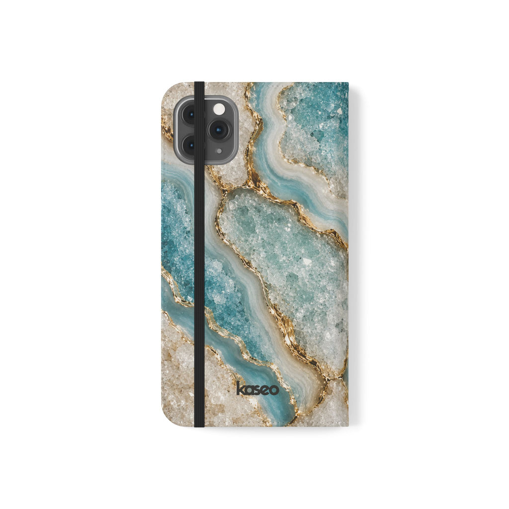Crystal Aqua - Flip Phone Case