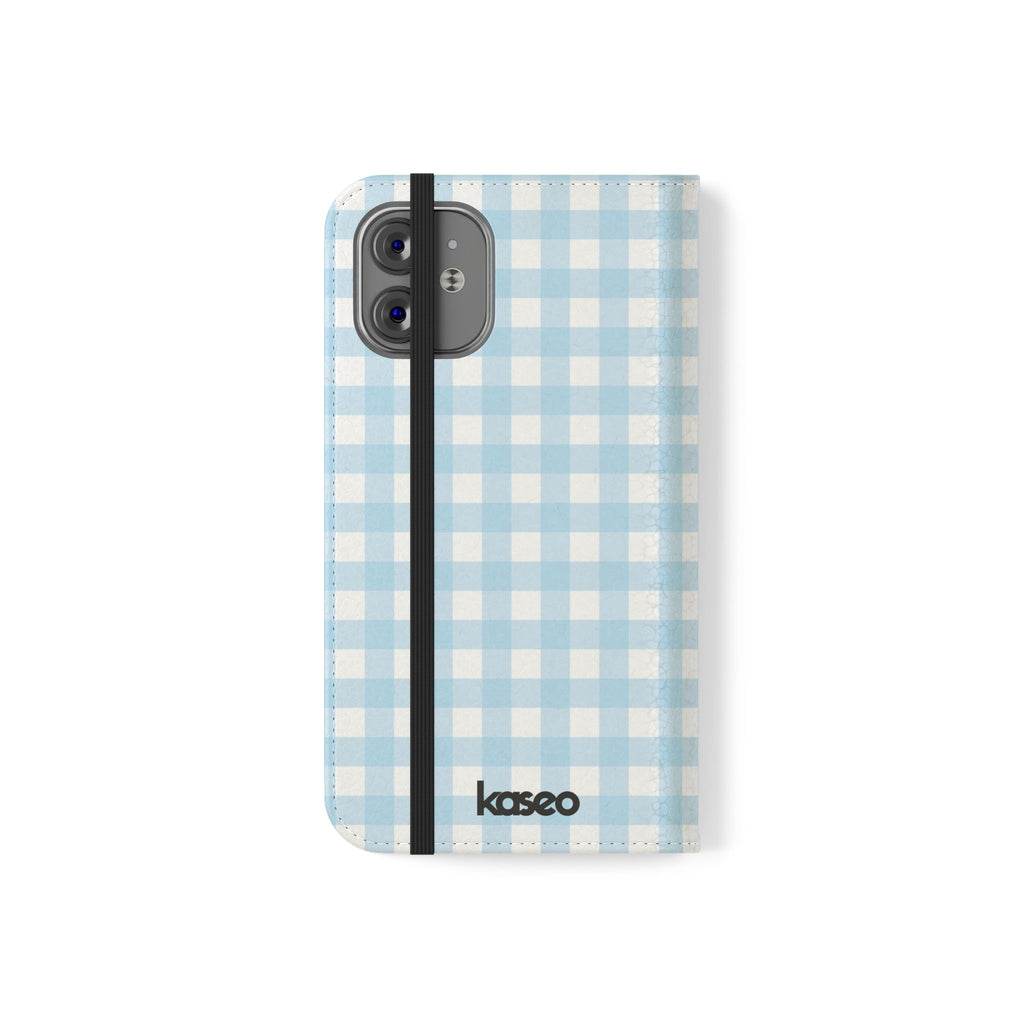 Gingham Sky - Flip Phone Case