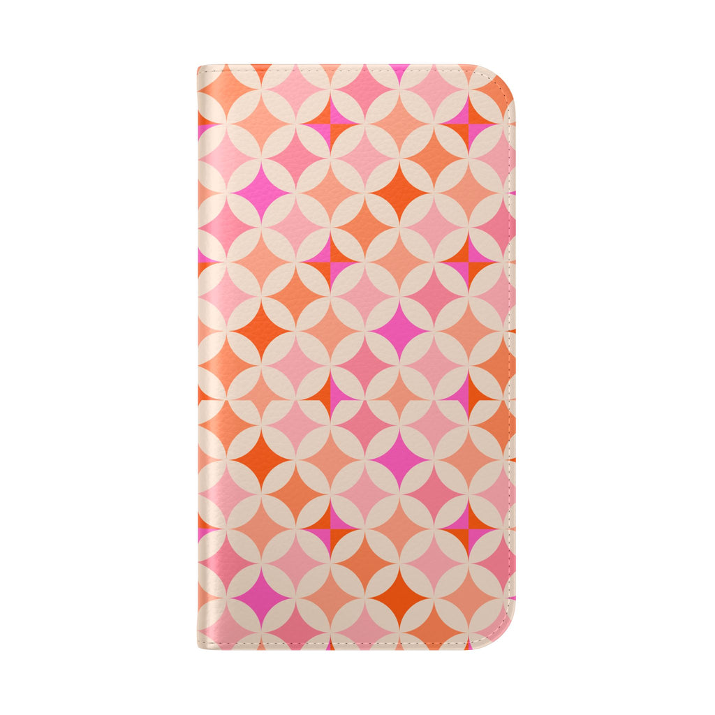 Retro Tile - Flip Phone Case