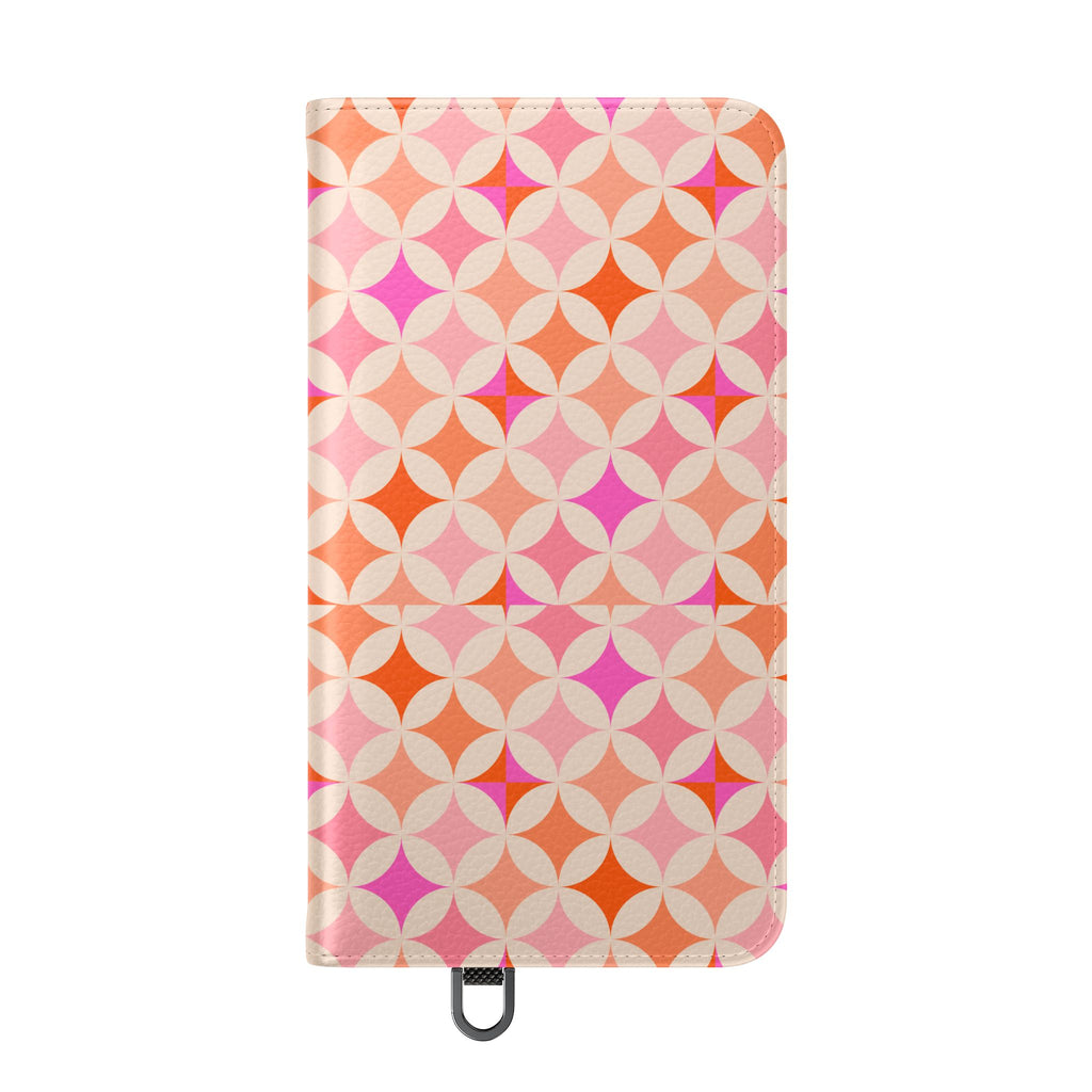 Retro Tile - Flip Phone Case