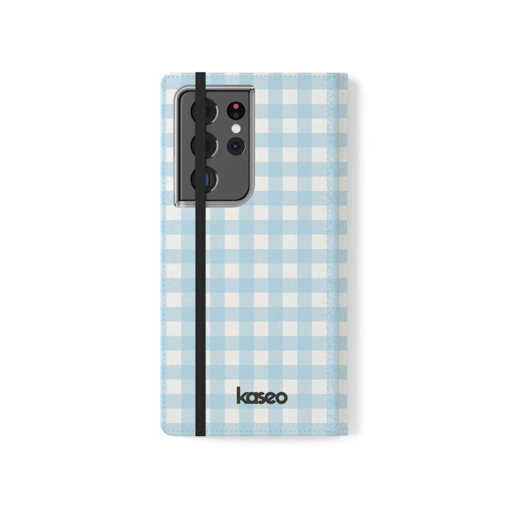 Gingham Sky - Flip Phone Case