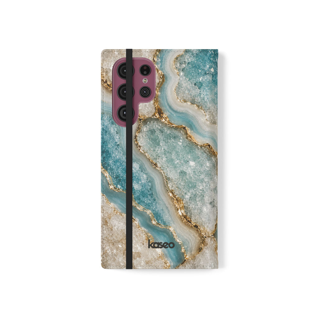 Crystal Aqua - Flip Phone Case