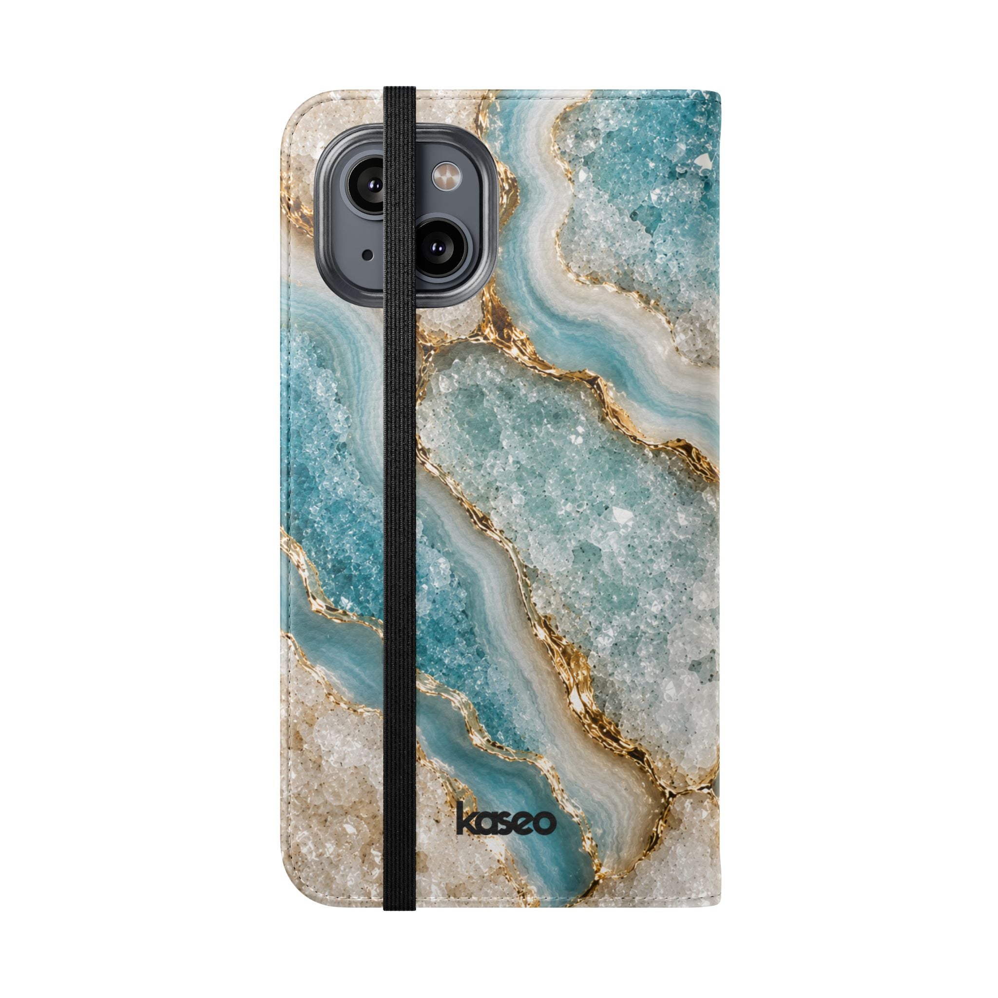 Crystal Aqua - Flip Phone Case