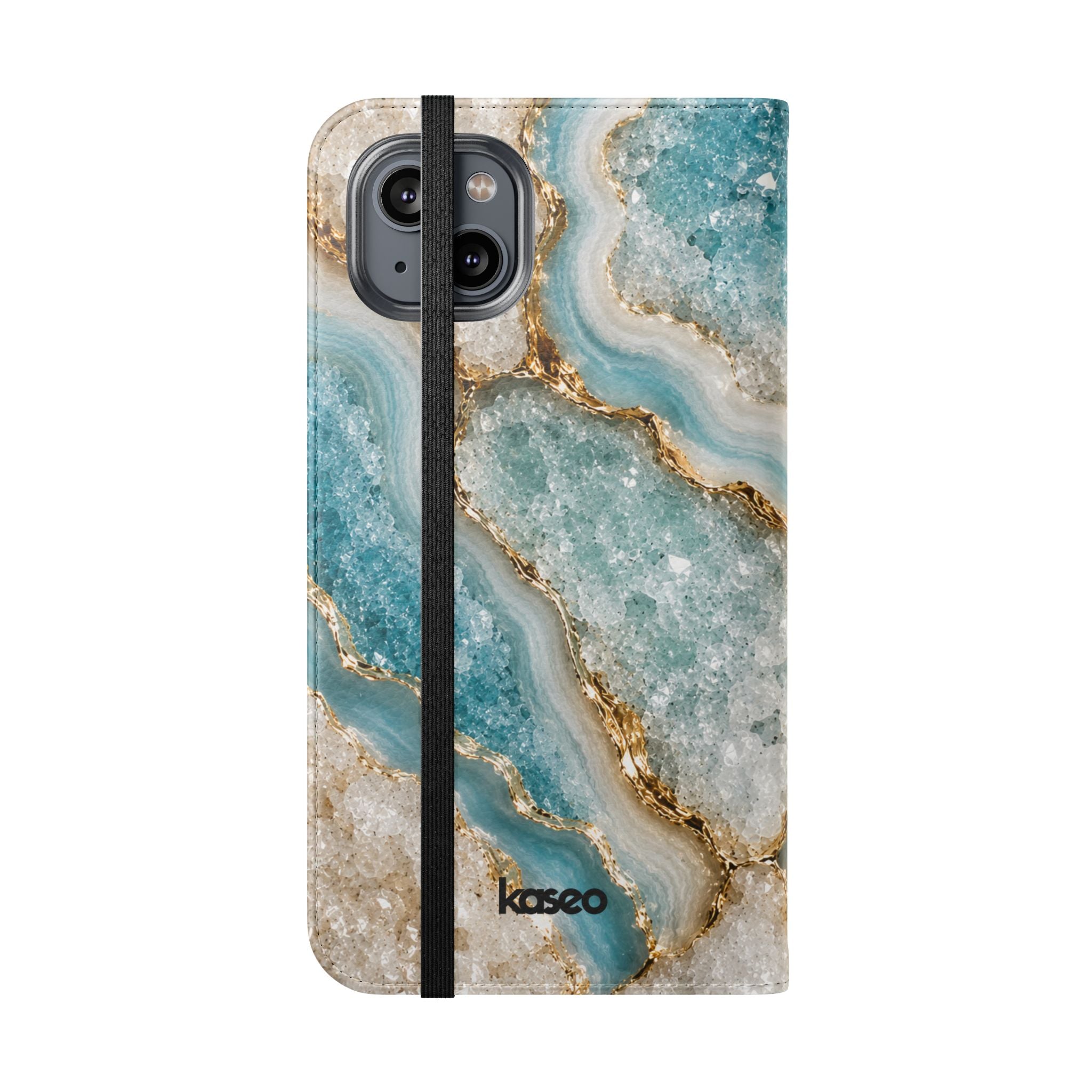 Crystal Aqua - Flip Phone Case