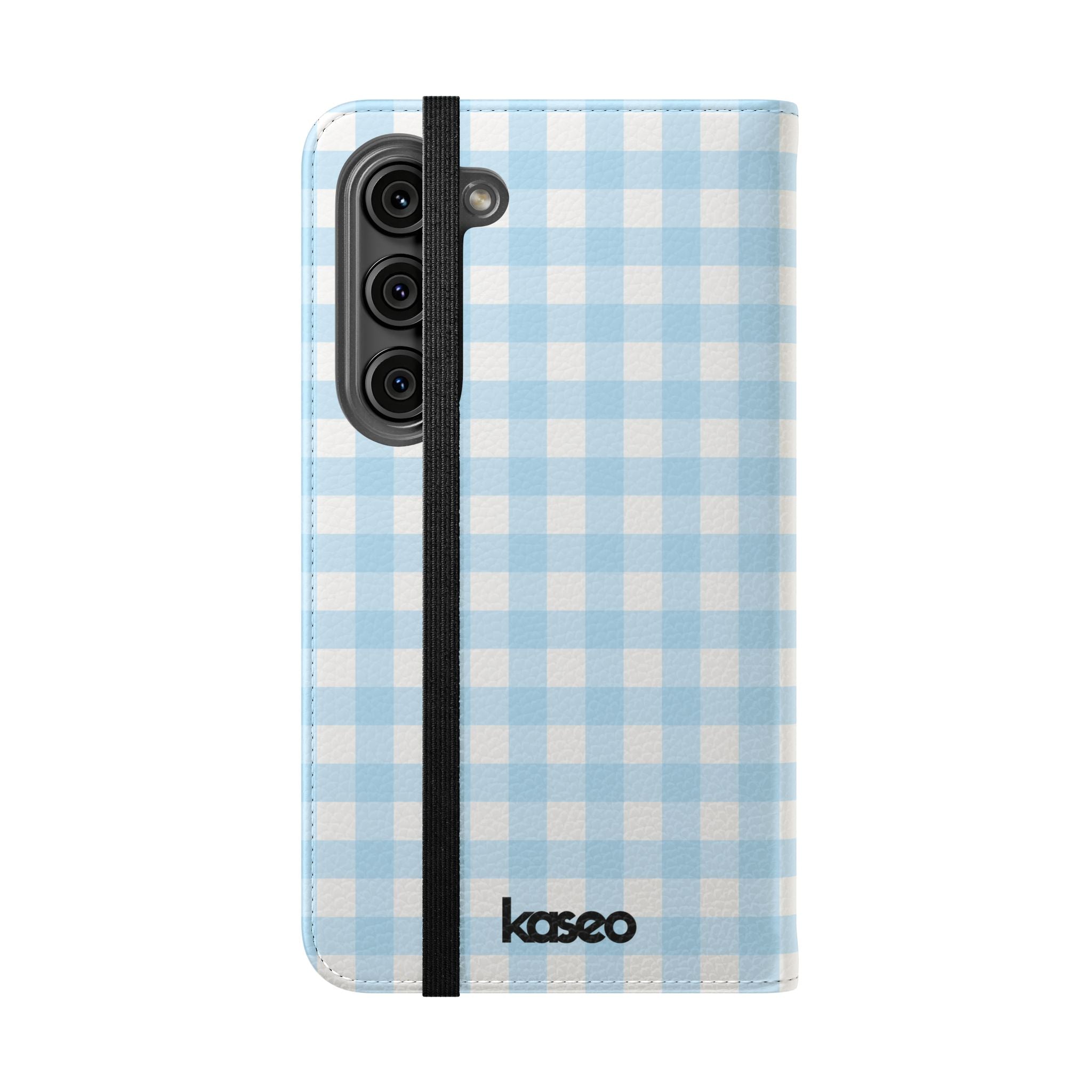Gingham Sky - Flip Phone Case