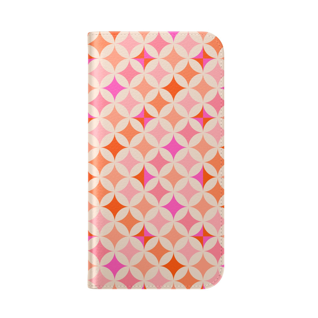 Retro Tile - Flip Phone Case