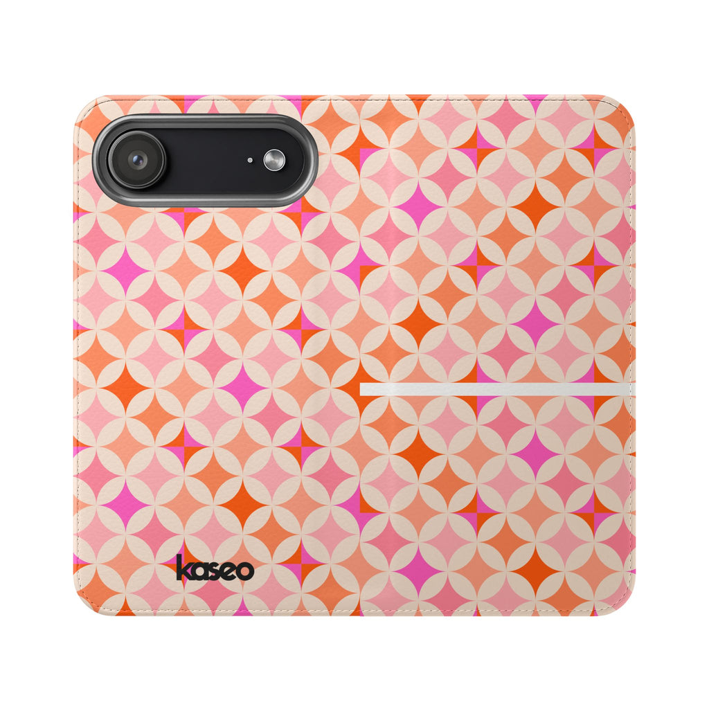 Retro Tile - Flip Phone Case